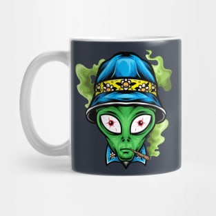 Alien Smoking Mug